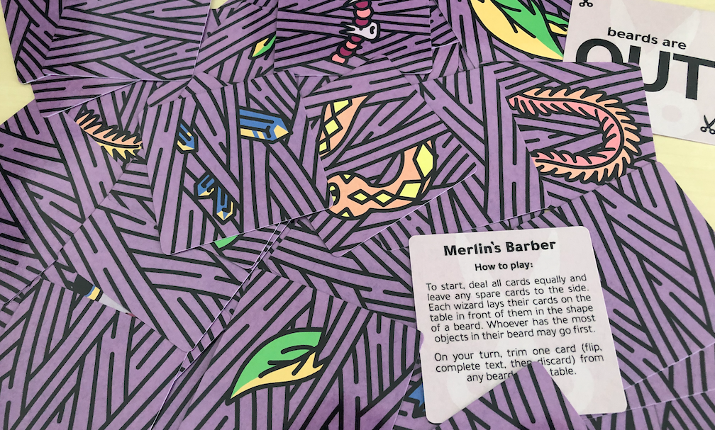 Merlin's Barber Tabletop Card Game